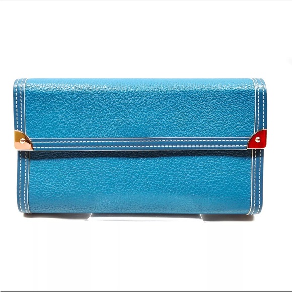 Louis Vuitton Handbags - Suhali Porte Tresor International Wallet Blue